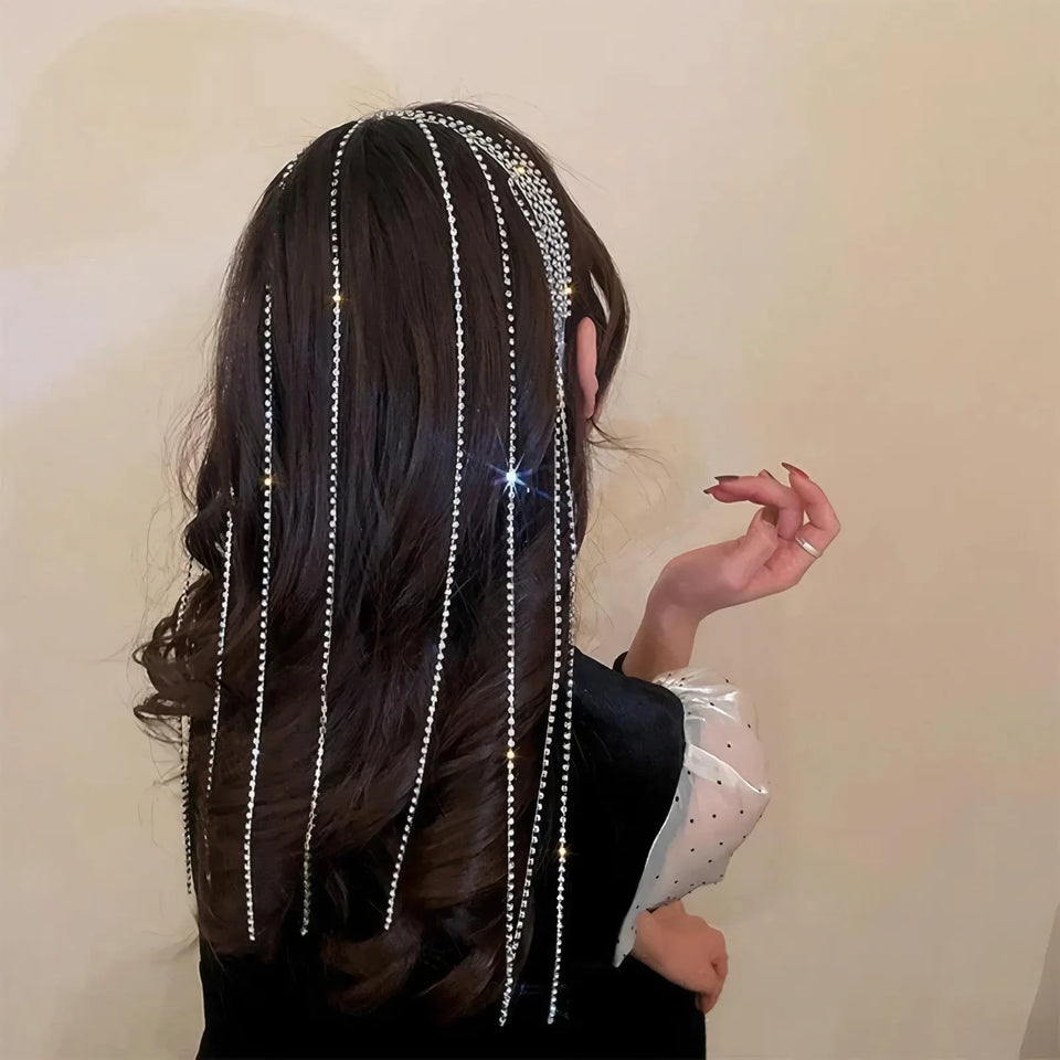 Rhinestone Diamond Design Headband Exquisite for Women