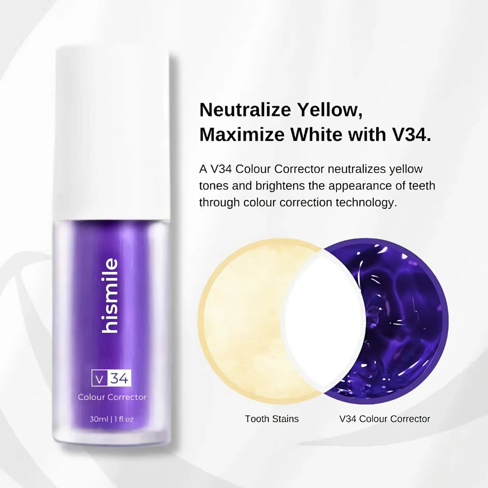 Hismile V34 Colour Corrector Serum (Original) - Free Shipping!