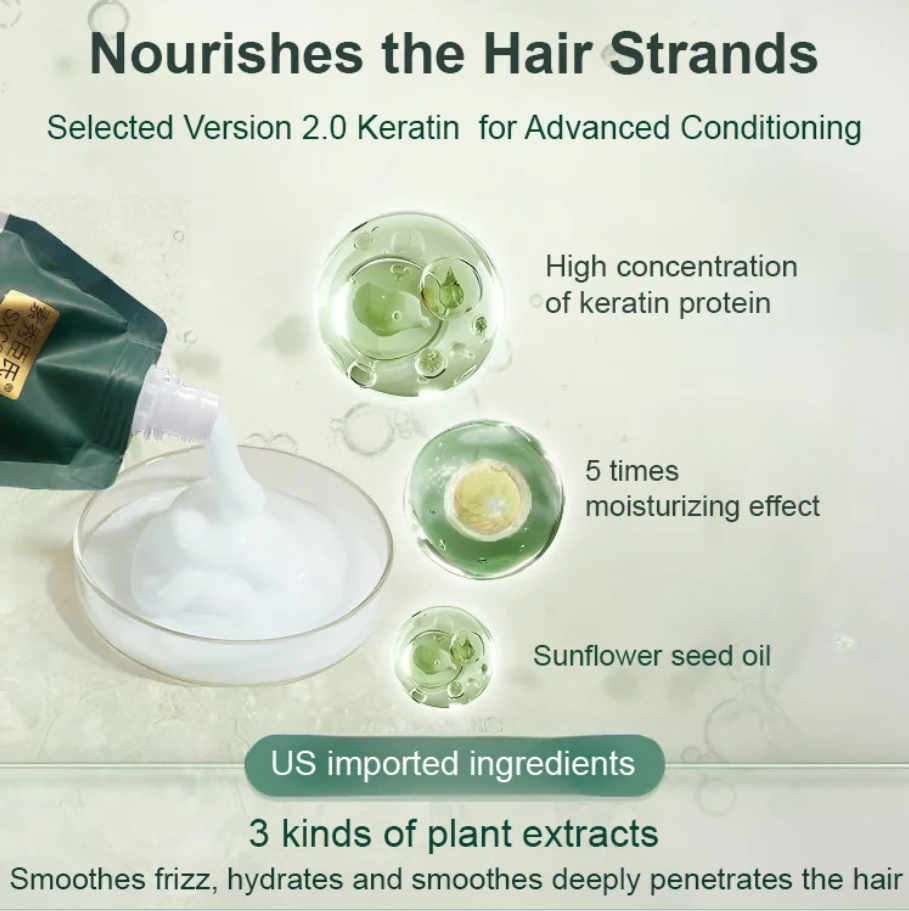 Polypeptide Keratin Hydrating Smoothing Hair Damage Repair Cream