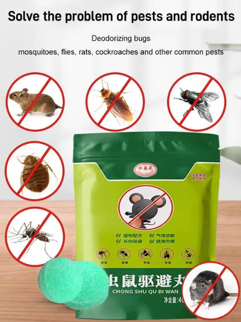 Rodent and insect repellent sphere